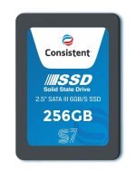 Consistent 2.5" 256GB SSD with SATA III Interface, 6Gb/s Read/Write Speed Upto - 552/500 MB/s, 5 Years Warranty