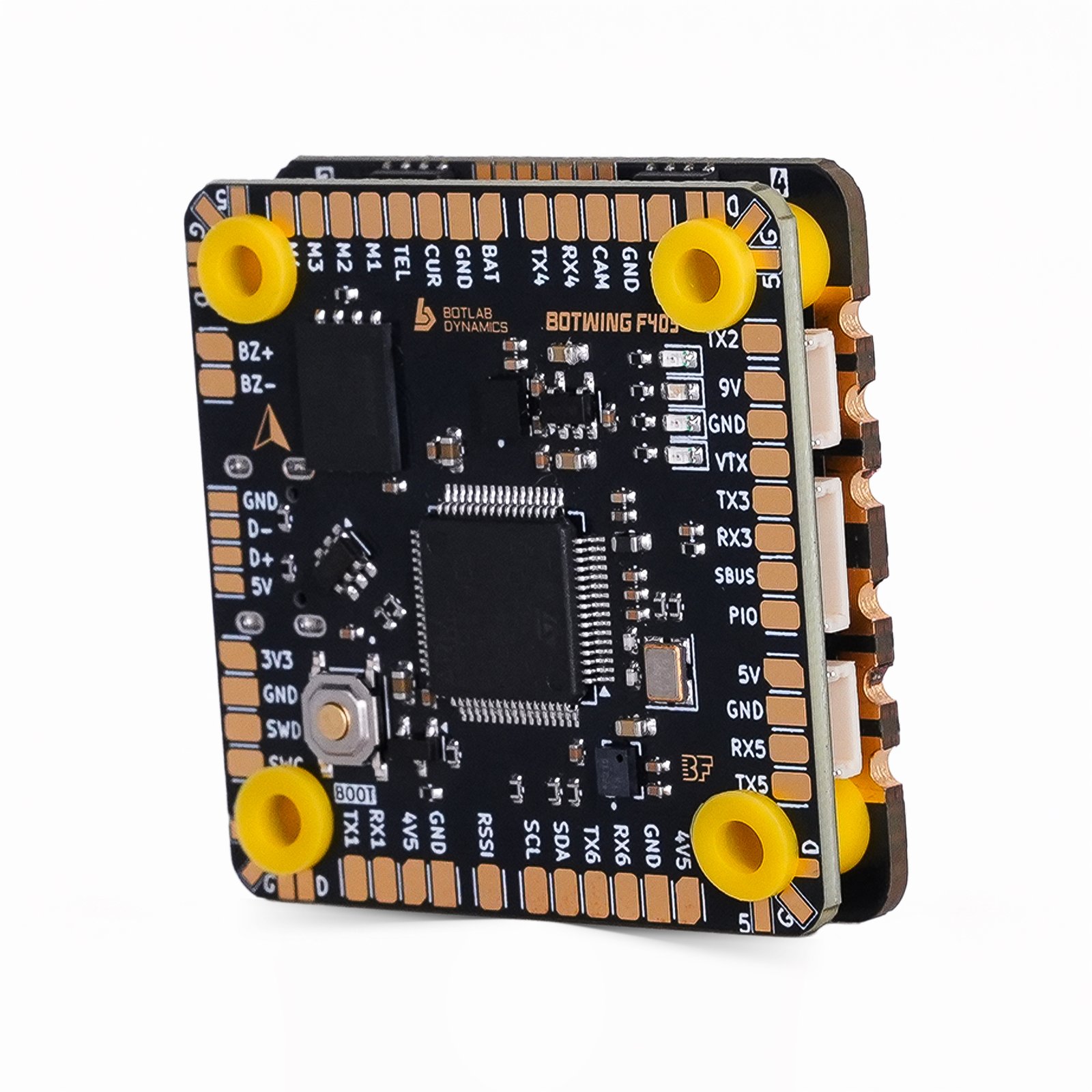 6 BotStack BotWing F405 FC Solderless Design and BotDrive 8-bit 4-in-1 ESC 50 Amps - Image 1